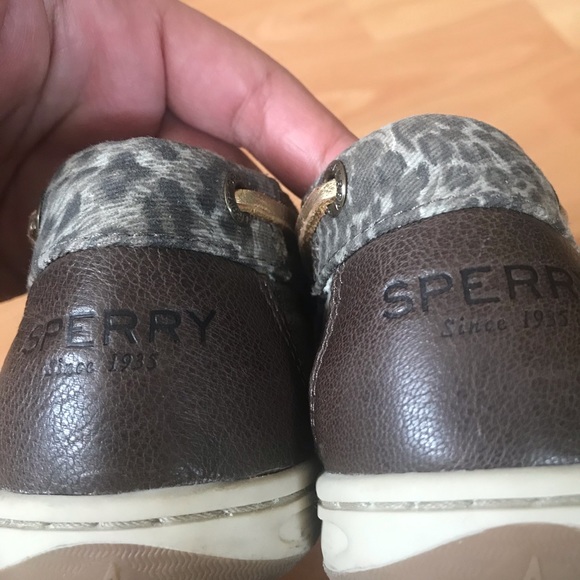 Sperry top-sider brown with gold leather laces - Picture 3 of 4